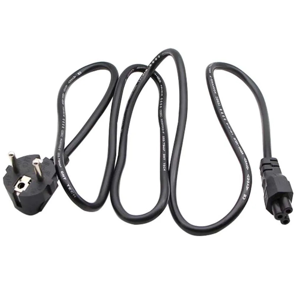 European Standard C5 Laptop Power Cord – 1.5m AC Cable, CE Rated Laptop Power Cord Axl