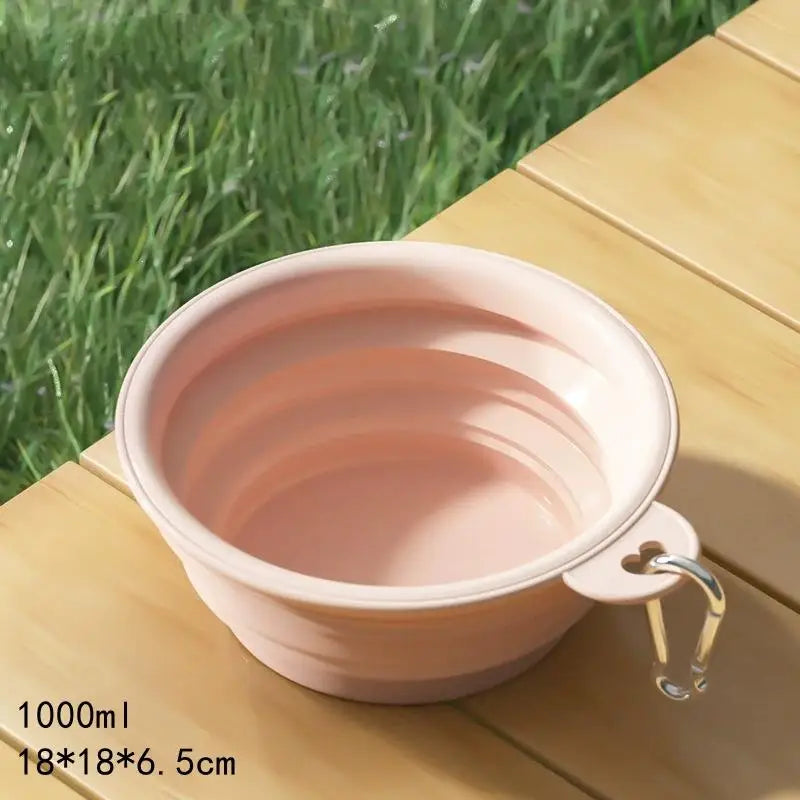 Collapsible Silicone Pet Bowl – Portable Dog & Cat Travel Bowl Collapsible Pet Bowl Axl A4