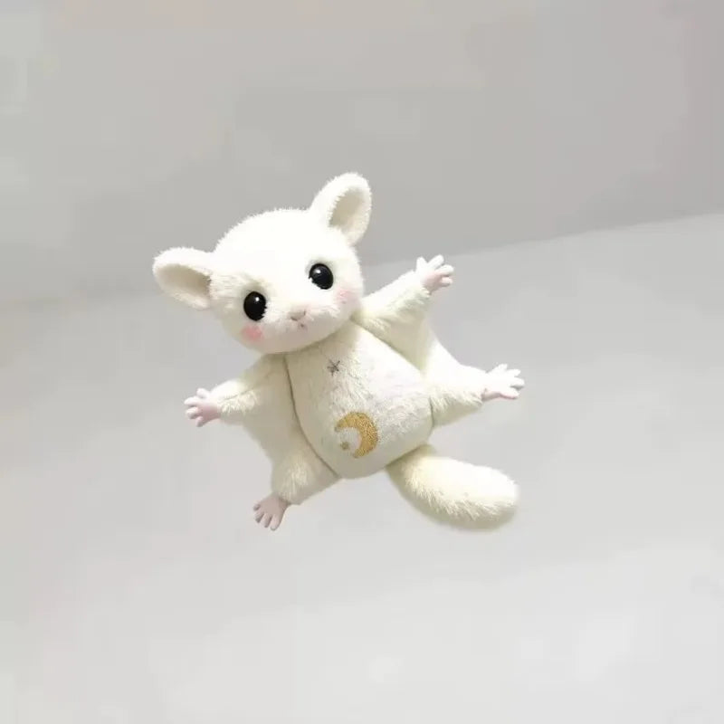 Flying Squirrel Plush Keychain – Sugar Glider Backpack Pendant Plush Keychain Pendant Axl