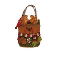 Christmas Candy Bags – Santa & Snowman Gift Holders | Xmas Décor Christmas Gift Bag Axl as shown elk