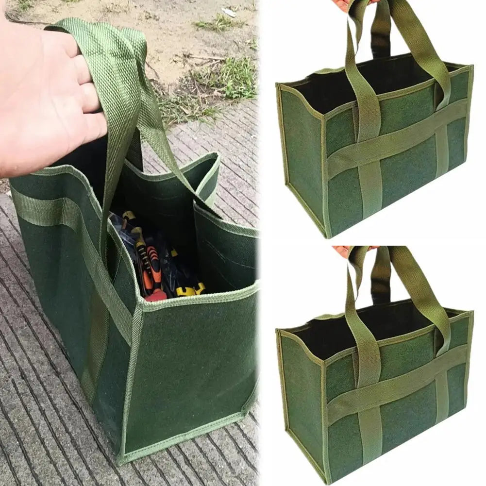 Large Electrician Tool Bag – Heavy-Duty Oxford Canvas Organizer Tool Storage Bag Axl