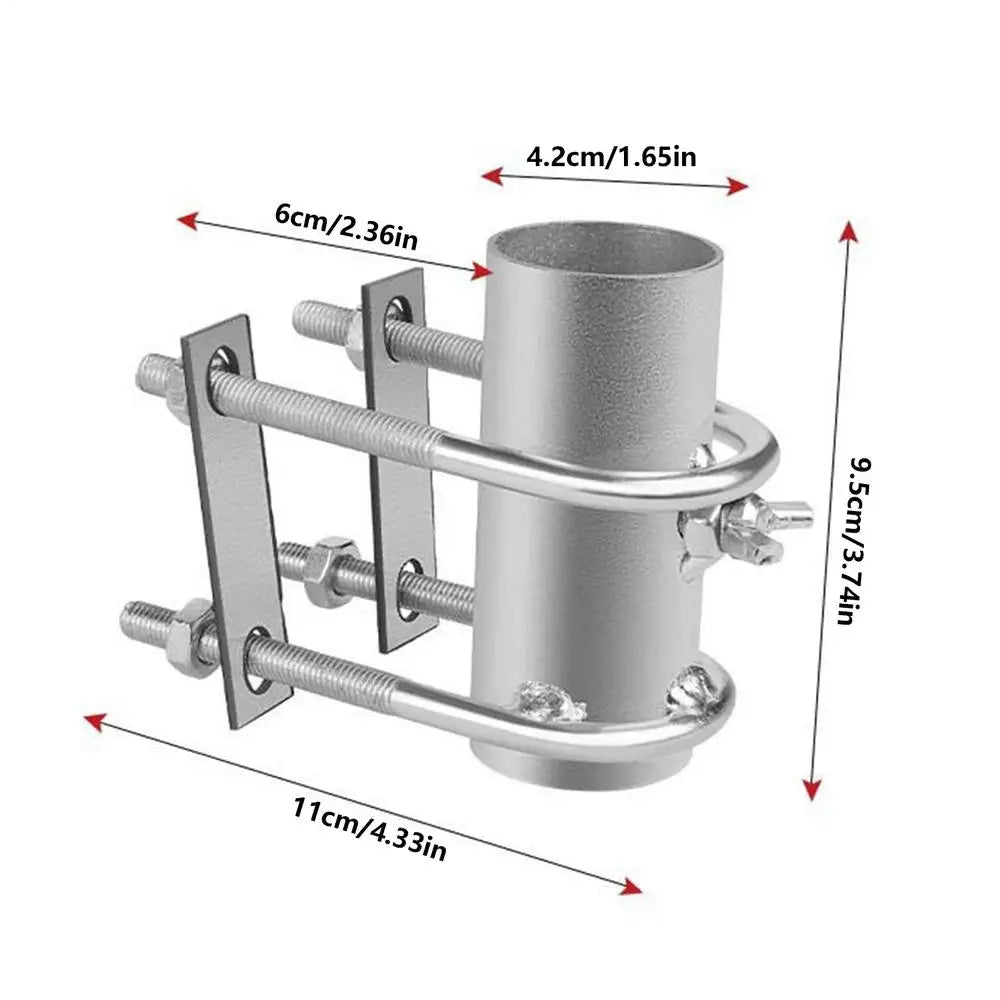 Deck Railing Umbrella Holder – Metal Parasol Clamp Bracket Umbrella Railing Clamp Axl A