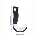 Easy Grip Hook Can Opener – Safe Durable Plastic Kitchen Tool Can Opener Axl black