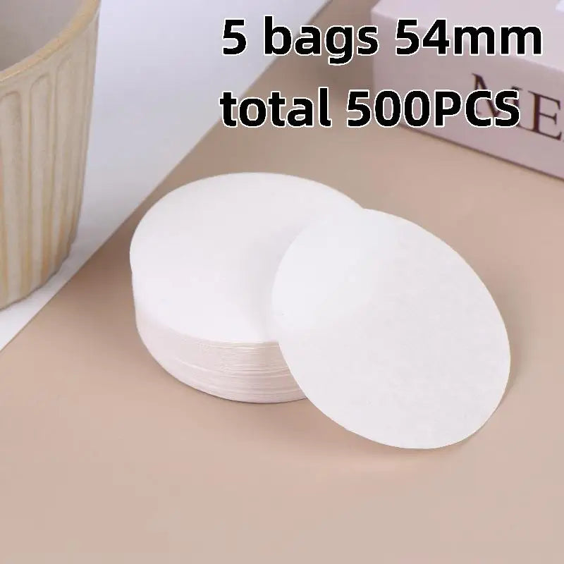 Unbleached Espresso Paper Puck Filters 51–58mm | 100/500 Pack Espresso Paper Filter Axl 54mm 500pcs