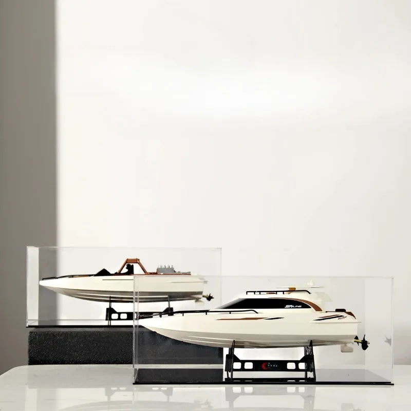 Modern Luxury Yacht Sculpture – Home & Office Décor Art Decorative Sculpture Axl
