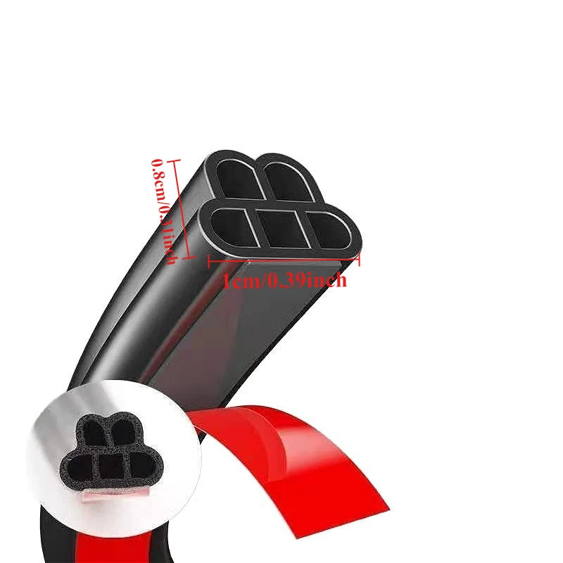 Self-Adhesive Car Door Soundproof Sealing Strip – D-Type Roll Car Sealing Strip Axl