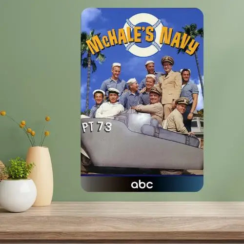 McHale's Navy Classic TV Show Metal Poster Sign | Retro Decor Metal Wall Sign Axl aluminum sign aluminum 14x20cm
