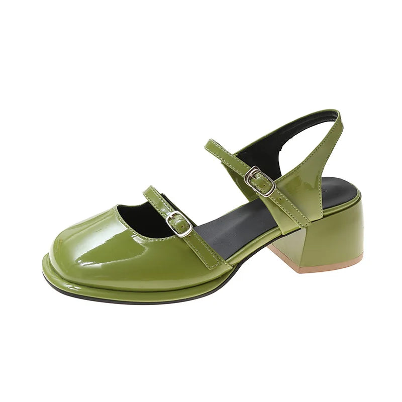 Women's Mary Jane Flat Sandals – Non-Slip Hollow Beach Shoes Flat Sandals Axl