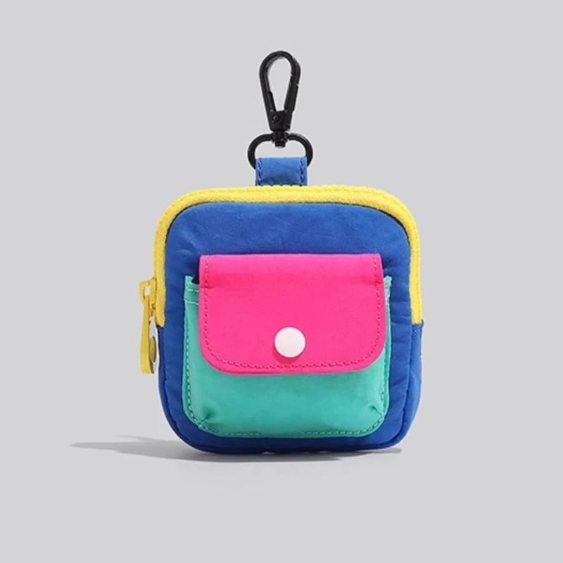 Canvas Zipper Coin Purse – Mini Wallet & Keyring Pouch Coin Purse Pouch Axl