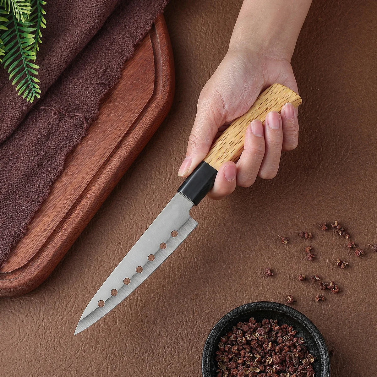 SHENJIU Japanese Chef Knife – Stainless Steel Meat Slicer Chef Knife Axl 1pcsB