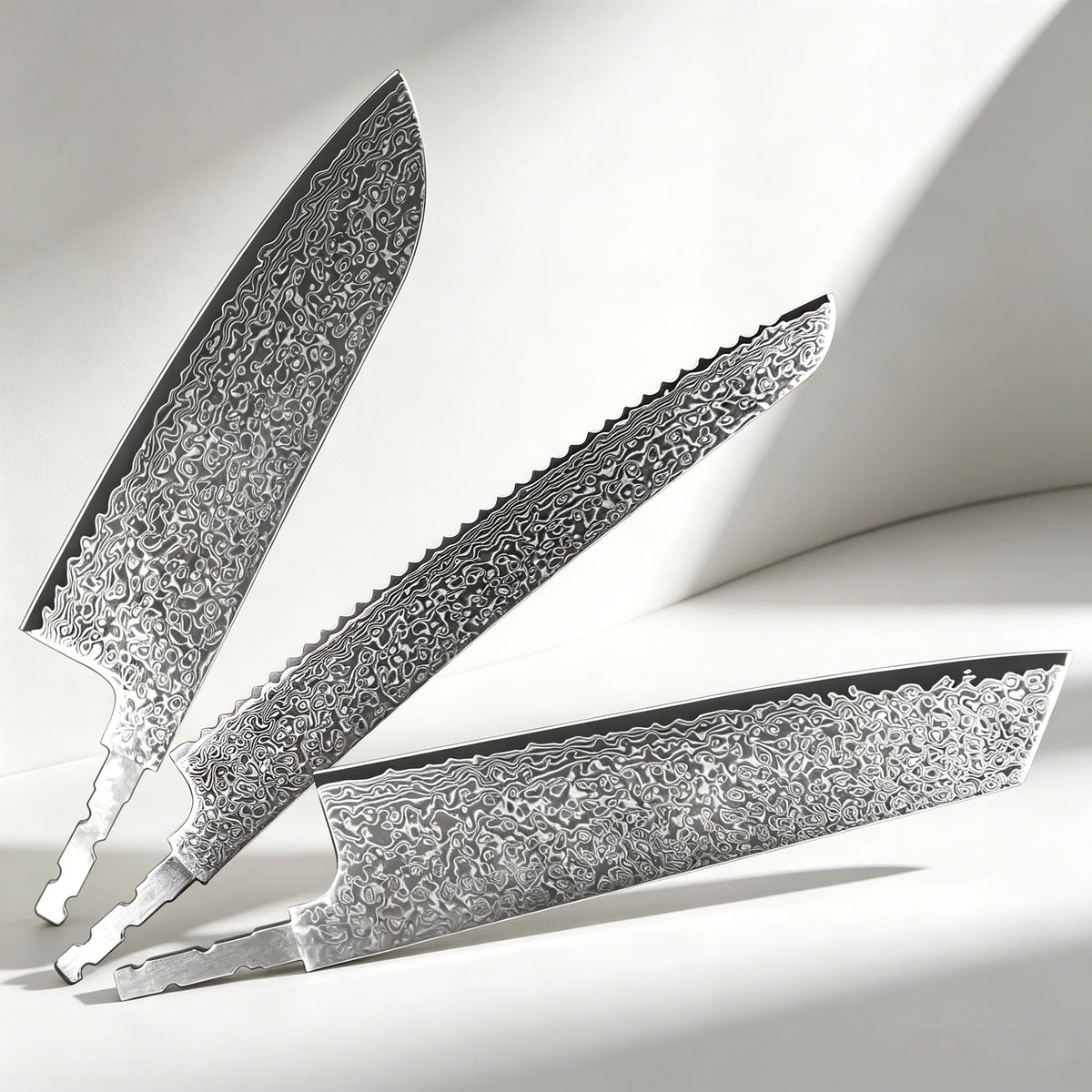 Hand Forged Damascus Steel Chef Knife Blade – 21.8cm Damascus Chef Knife Axl