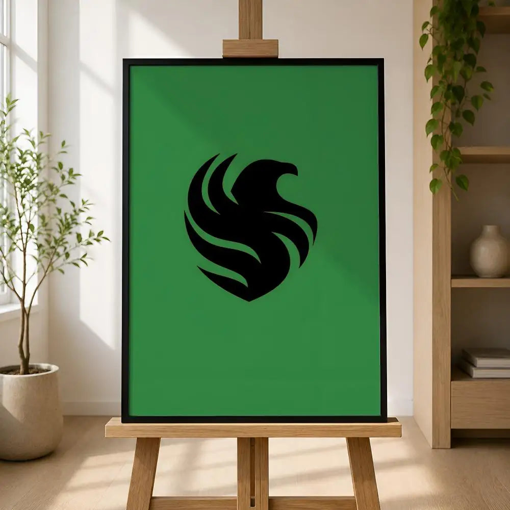 Esports Team Falcons Wall Poster – Self-Adhesive HD Art Wall Art Poster Axl