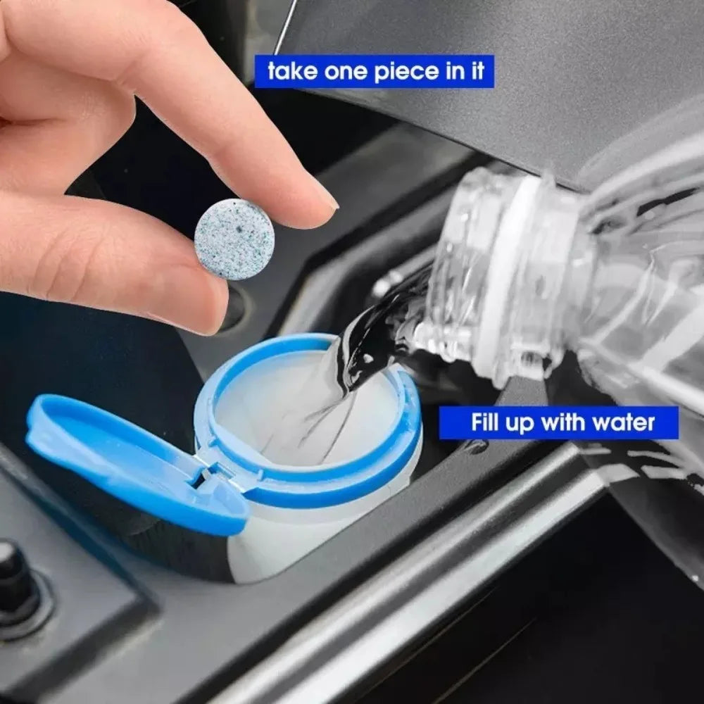 Car Windshield Cleaner Effervescent Tablets – 10 & 100 Pack Windshield Cleaner Tablets Axl