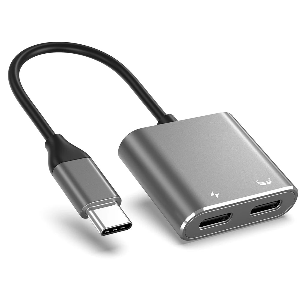 100W USB-C Fast Charging Adapter for XREAL AIR & AIR 2 Glasses USB-C Charging Adapter Axl GRAY