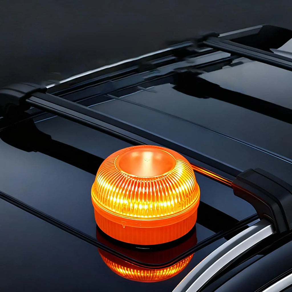 LED Strobe Warning Light Magnetic Base – Car Truck Beacon LED Warning Beacon Axl