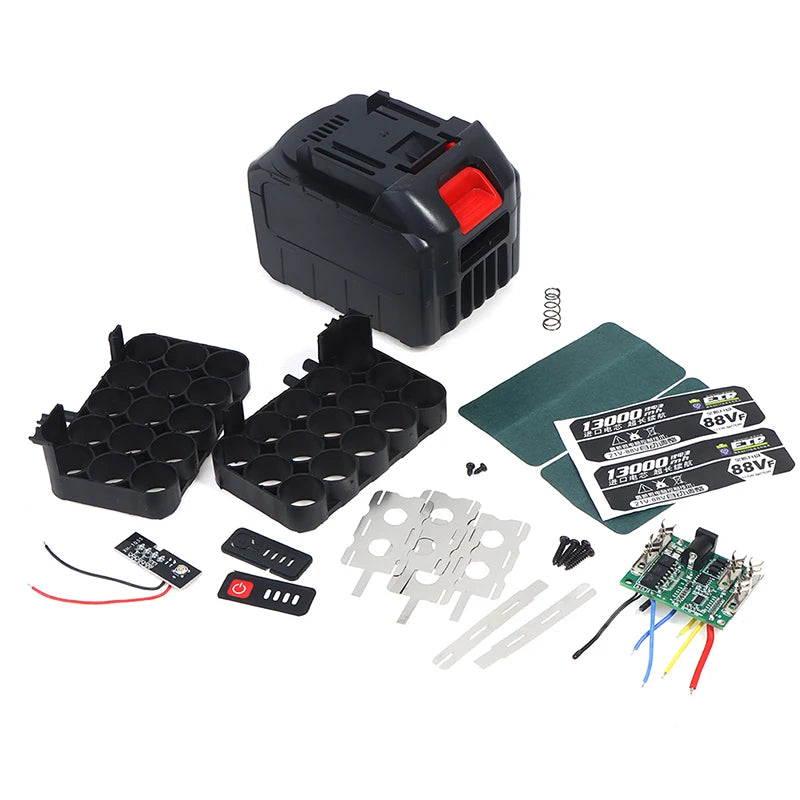 18V Li-Ion Battery Case & PCB Board for Power Tool Repair Battery Case PCB Kit Axl