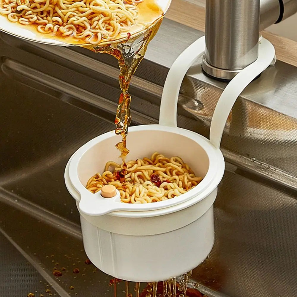 Push-Type Kitchen Sink Filter Basket – Anti-Leak Drain Strainer Sink Filter Basket Axl