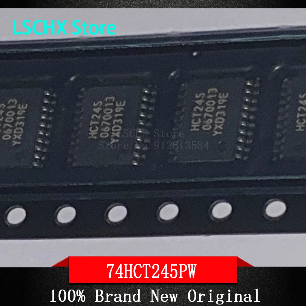 10Pcs 74HCT Logic ICs – HCT245 244 573 574 595 4051 TSSOP Logic IC Pack Axl