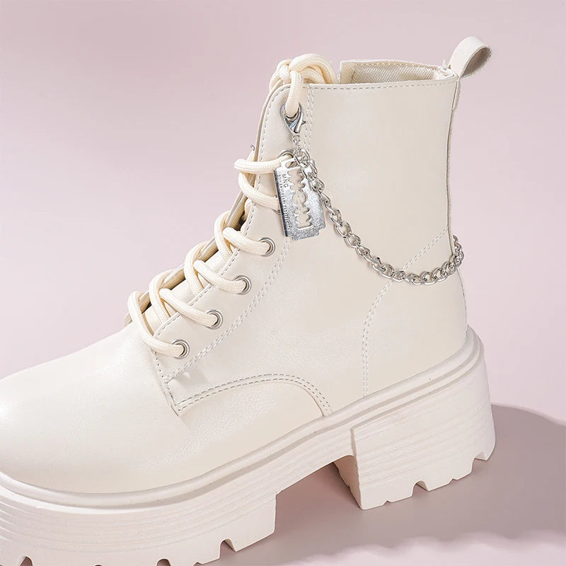 Gothic Punk Boot Chain Decor | Easy-Release Buckle DIY Accessory Shoe Chain Accessory Axl