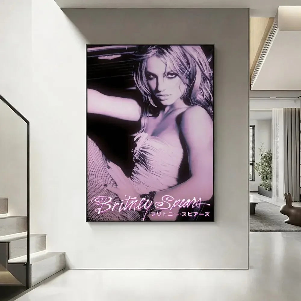 Britney Spears HD Wall Poster – Waterproof Aesthetic Art Print Wall Art Poster Axl