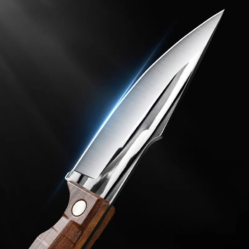 3-Piece Hand Forged Kitchen Knife Set – Chef, Paring & Boning Kitchen Knife Set Axl