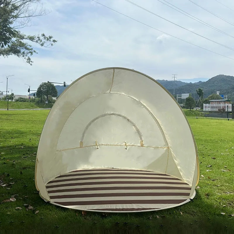 Portable Quick-Open Beach Tent – 3-4 Person Waterproof Shelter Pop-Up Beach Tent Axl