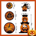 Halloween Pumpkin Multi-Layer Paper Cake Stand | Dessert Rack Halloween Cake Stand Axl A