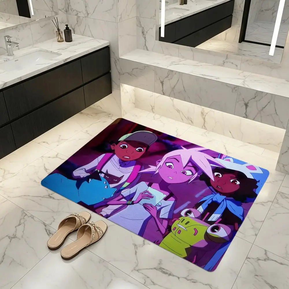 Kipo Wonderbeasts Diatomite Bath Mat – Quick Dry & Anti-Slip Diatomite Bath Mat Axl