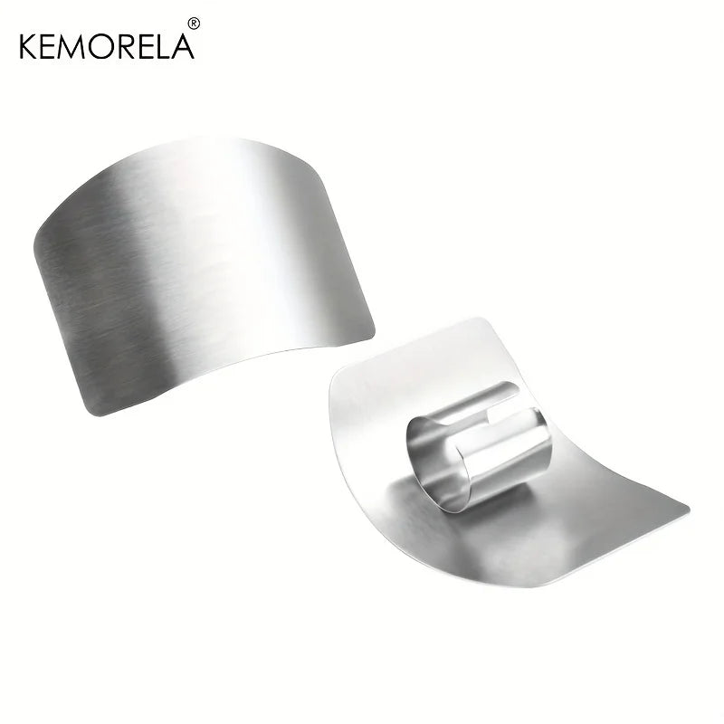 KEMORELA Stainless Steel Vegetable Cutter with Finger Guard Kitchen Safety Tool Axl