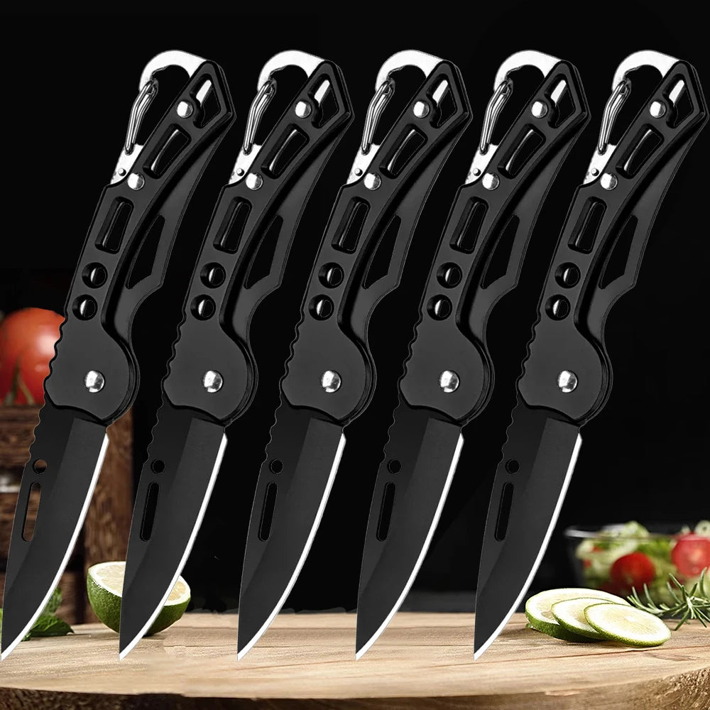Stainless Steel Folding Pocket Knife – Keychain Multi-Tool Folding Pocket Knife Axl 5pcs