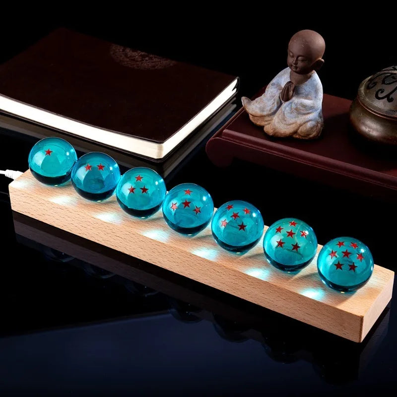 Modern Crystal Ball Night Light – Resin Sphere Home Décor Decorative Night Light Axl Blue-Square