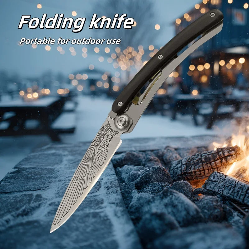Folding Pocket Knife Stainless Steel – Camping & Keychain Tool Folding Pocket Knife Axl