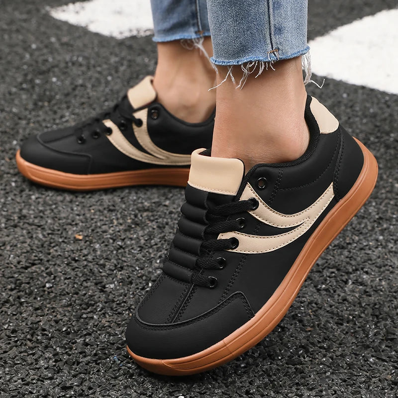 Women's Lightweight Casual Flat Shoes – Soft Sole Peep-Toe Clogs Women's Flat Shoes Axl