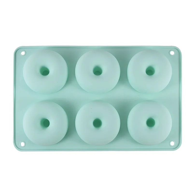 Food Grade Silicone Donut & Macaron Mold | Cookie Baking Tool Silicone Baking Mold Axl Green