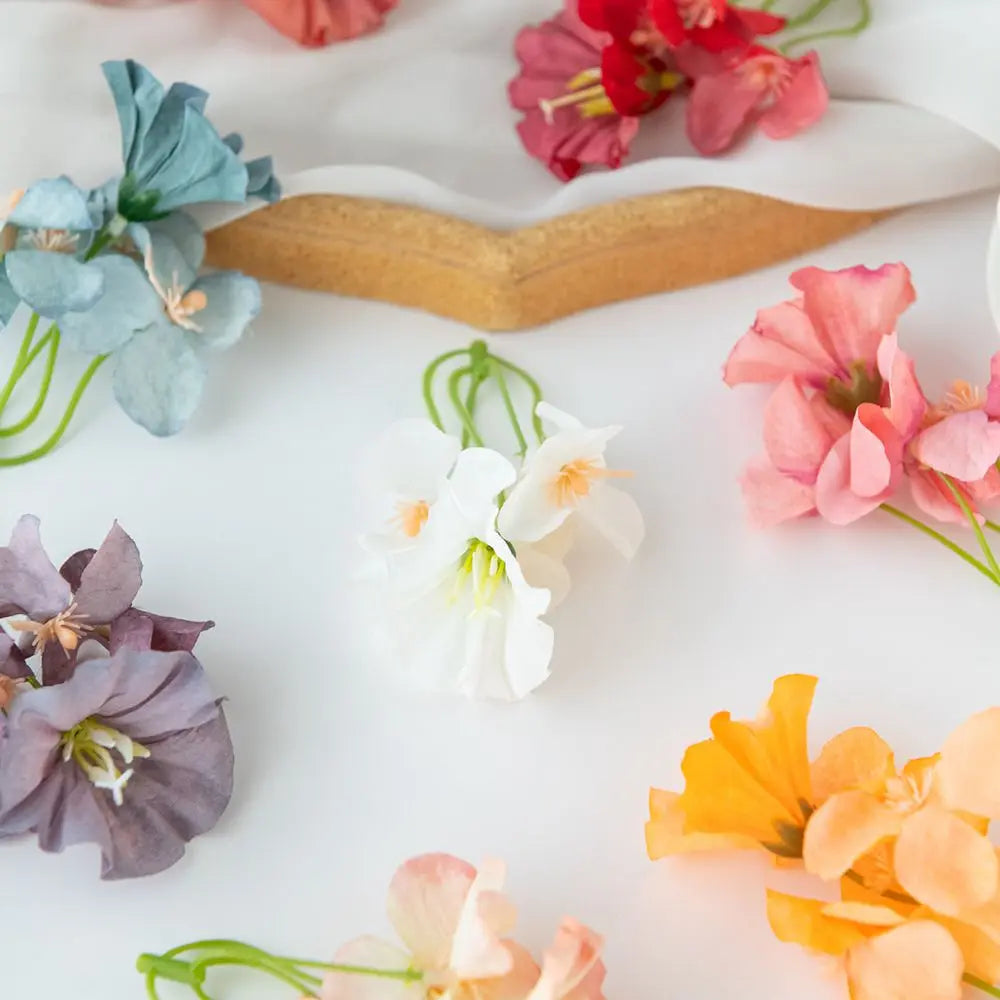 Silk Artificial Hydrangea Flower Heads 5/10 Pcs – Wedding Decor Artificial Silk Flowers Axl