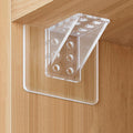 4-Pack Adhesive Shelf Support Pegs – No-Drill Cabinet Clips Shelf Support Brackets Axl onesize 4Pcs