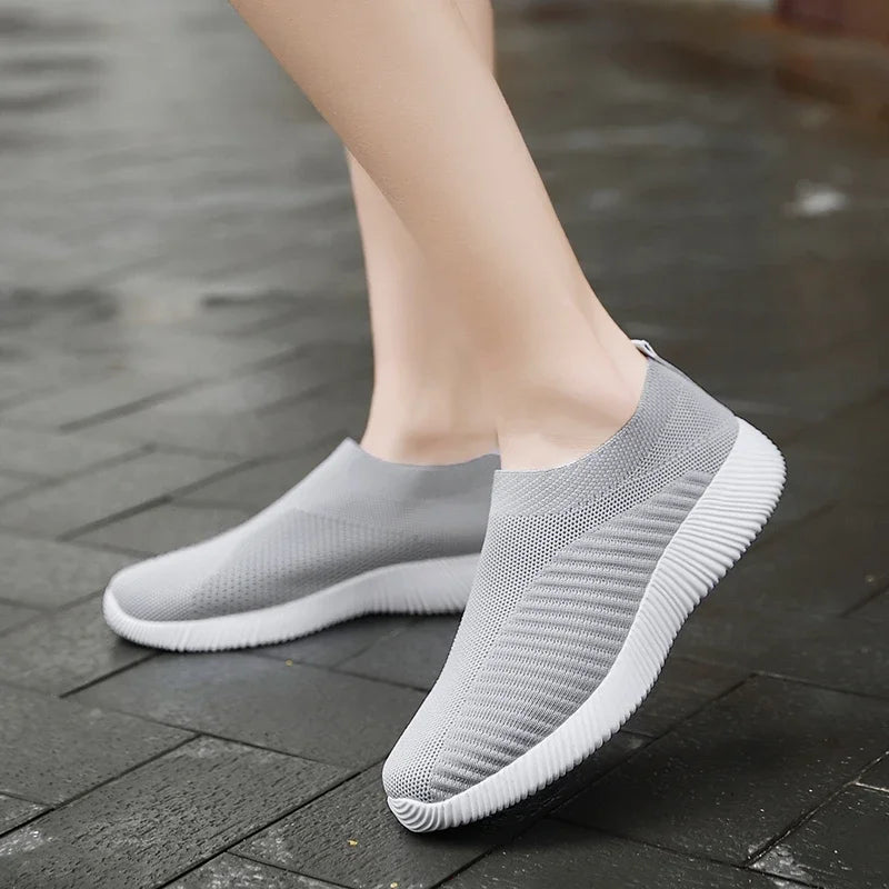 Women's Slip-On Flat Sneakers – Loafers, Sizes US 5–14 Slip-On Flat Sneakers Axl