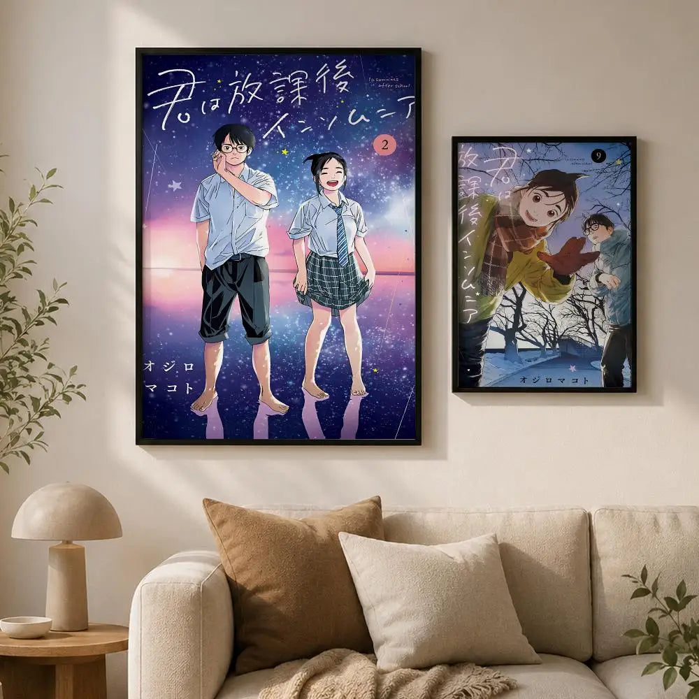 Insomniacs After School Anime Poster – HD Waterproof PVC Wall Art Anime Wall Poster Axl