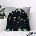 NCT 127 Linen Cushion Cover – Breathable Pillowcase with Zipper Decorative Cushion Cover Axl White6 40X40cm