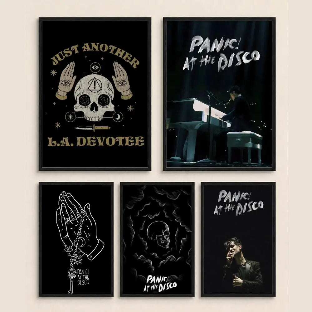 Panic! At The Disco HD Poster – Waterproof Sticky Wall Art Music Wall Poster Axl