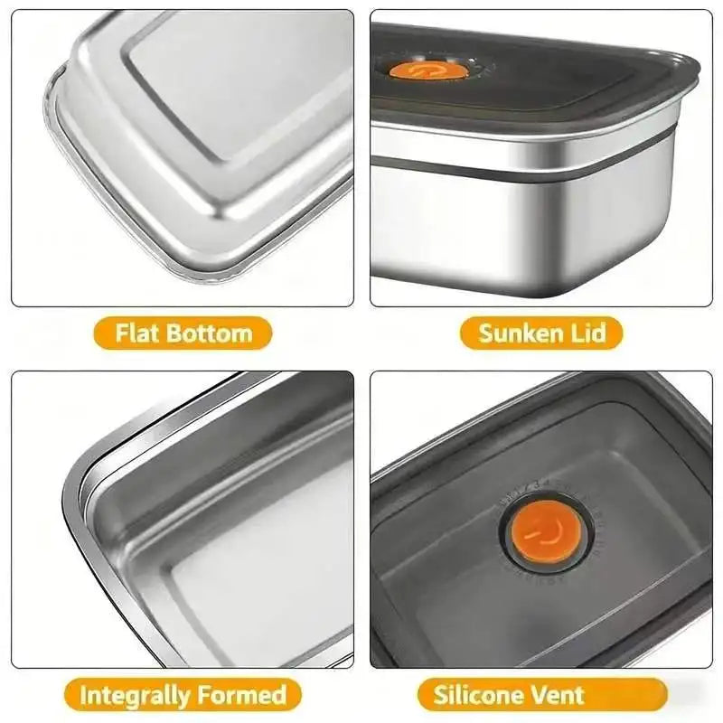 SUS316 Stainless Steel Leak-Proof Food Storage Container 1.2L Food Storage Container Axl