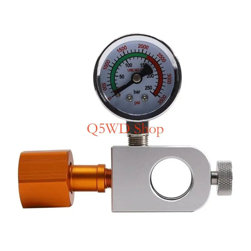 CO2 Quick Connector Refill Adapter | CGA320 W21.8 G58 & 3500 PSI Gauge CO2 Refill Adapter Axl W21.8 CN