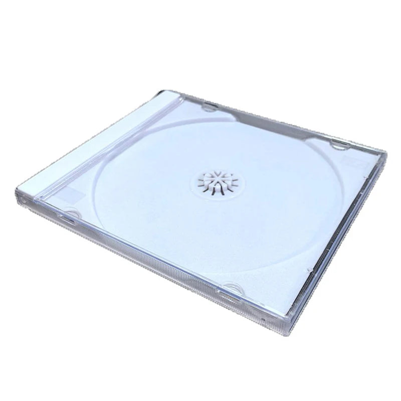 Clear Transparent CD/DVD Cases – Empty PP Plastic, 1–2 Discs CD DVD Case Axl