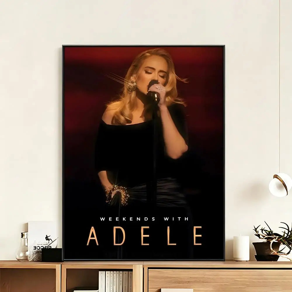 Adele HD Art Poster – Waterproof Sticky Wall Decor Wall Art Poster Axl