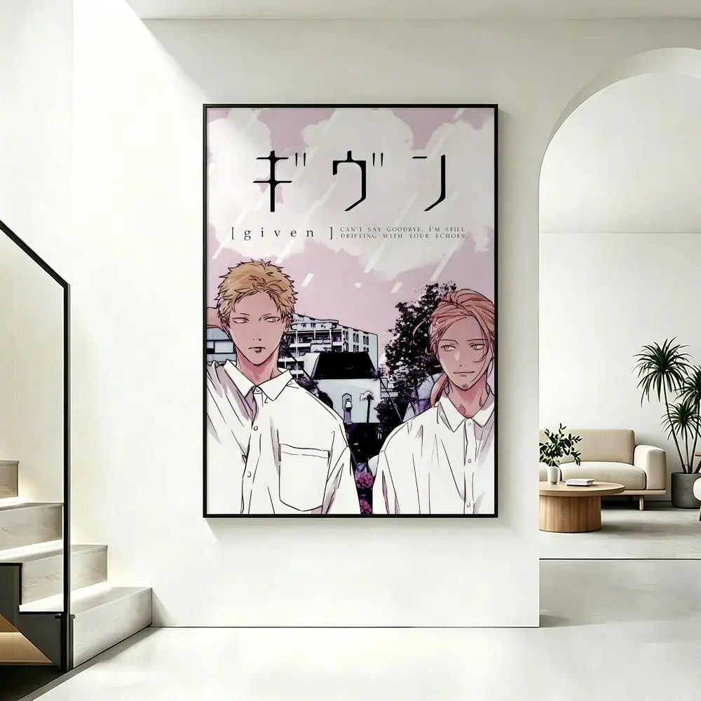 Anime Given HD Poster – Waterproof Sticky Wall Art Decor Anime Wall Poster Axl