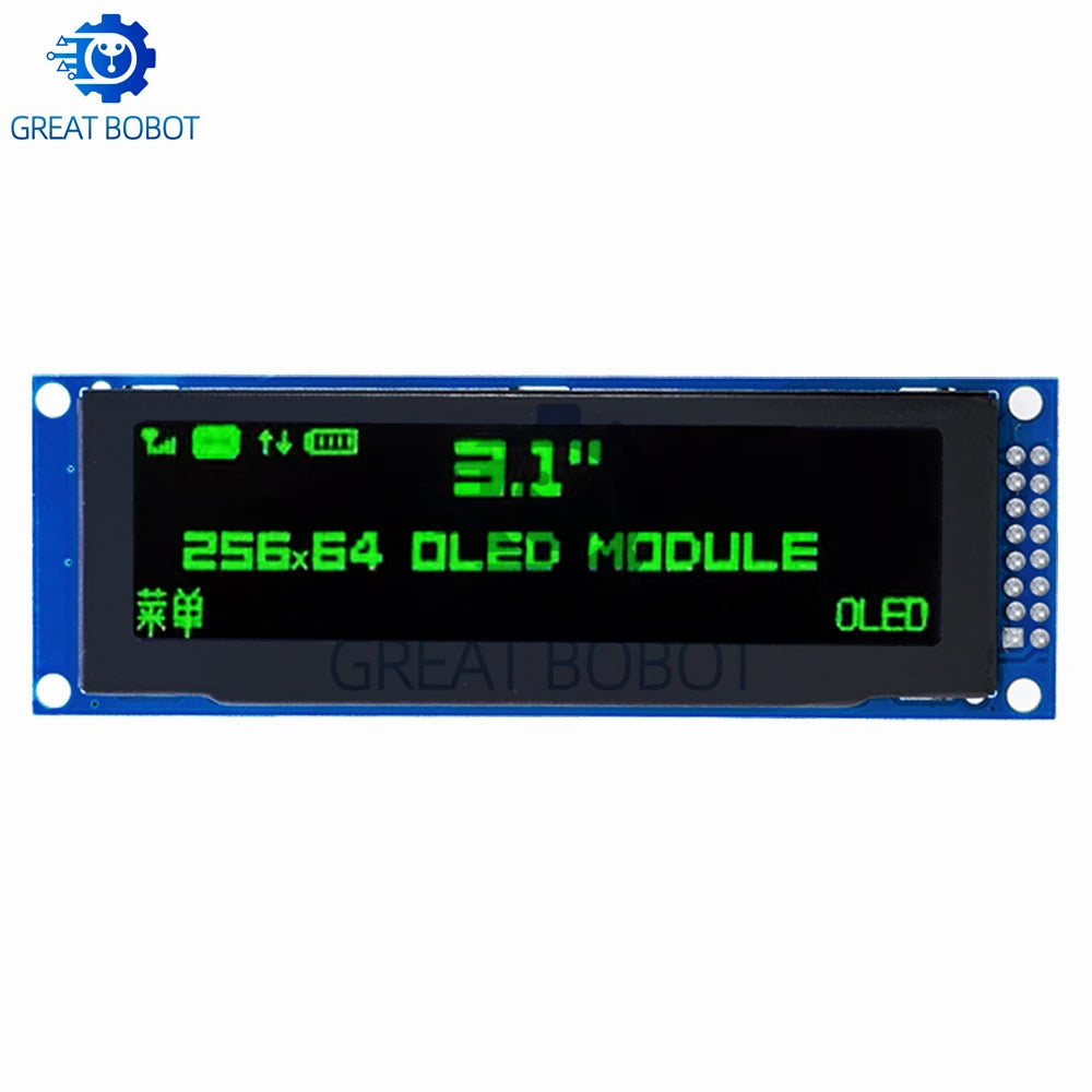 3.12" OLED Display 256×64 Graphic Module – SSD1322 SPI OLED Display Module Axl