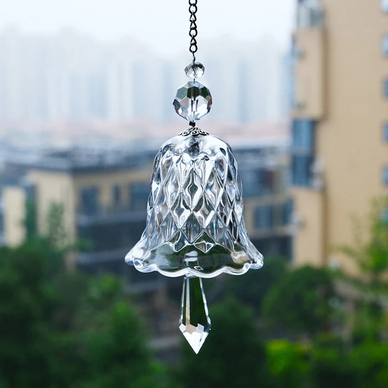 Crystal Rainbow Suncatcher Wind Chime – Glass Prism Decor Hanging Suncatcher Axl
