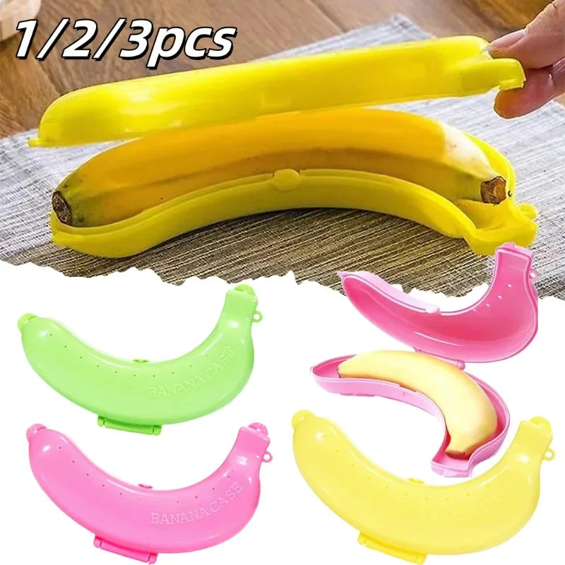 Banana Shaped Fruit Storage Case – Portable Fresh Keeper Fruit Storage Case Axl