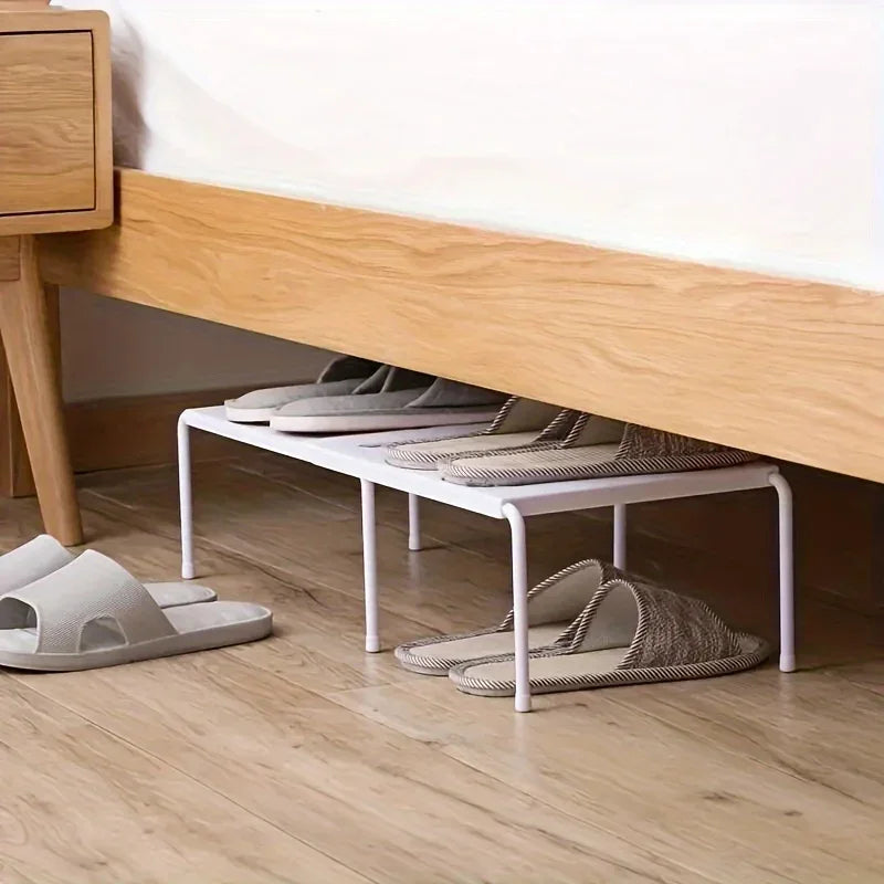 Multi-Layer Foldable Plastic Shoe Rack – Space-Saving Organizer Shoe Rack Organizer Axl