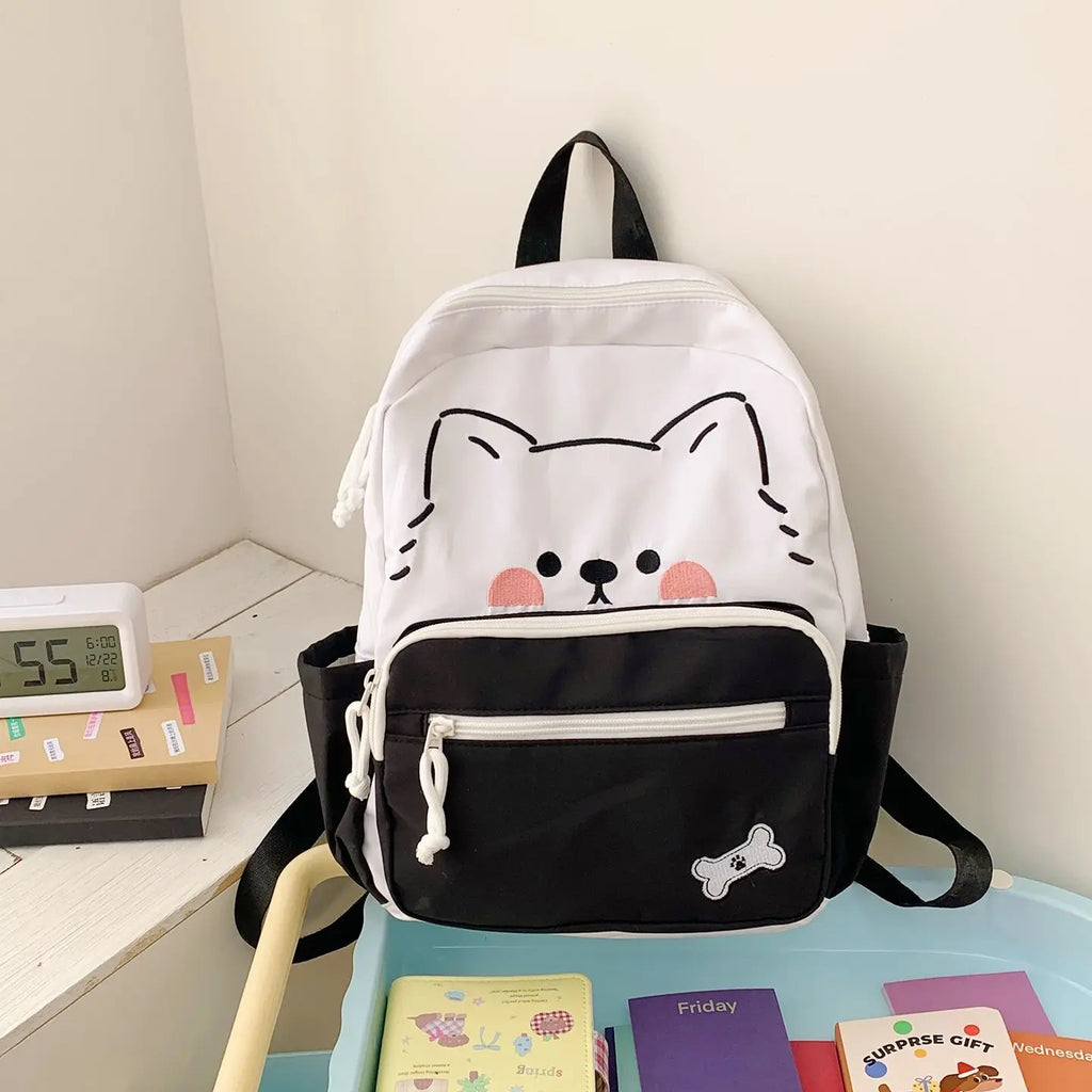 Kawaii Kitty Mini Backpack – Kids & Women's Cute Schoolbag Kids Mini Backpack Axl Black